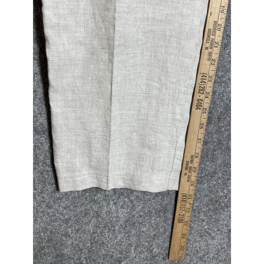 Tommy Bahama Relax Linen Cargo Pants Mens Size XXL Beige Straight Leg Pockets